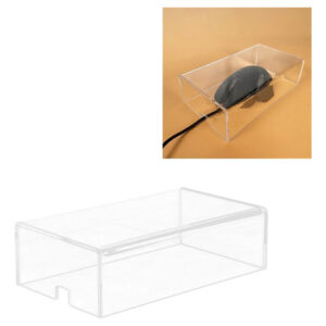 Case Para Mouse Proteção Acrílico Cor Cristal