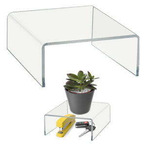 Organizador De Acrilico Para Mesa De Escritório Escrivaninha