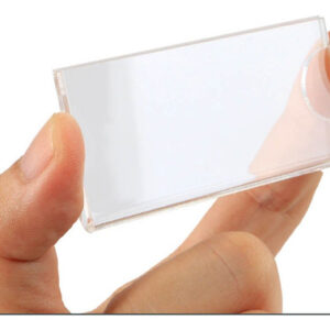Display Etiqueta Porta Peço Modelo U 9,5x3cm - 50 Peças Cor Transparente